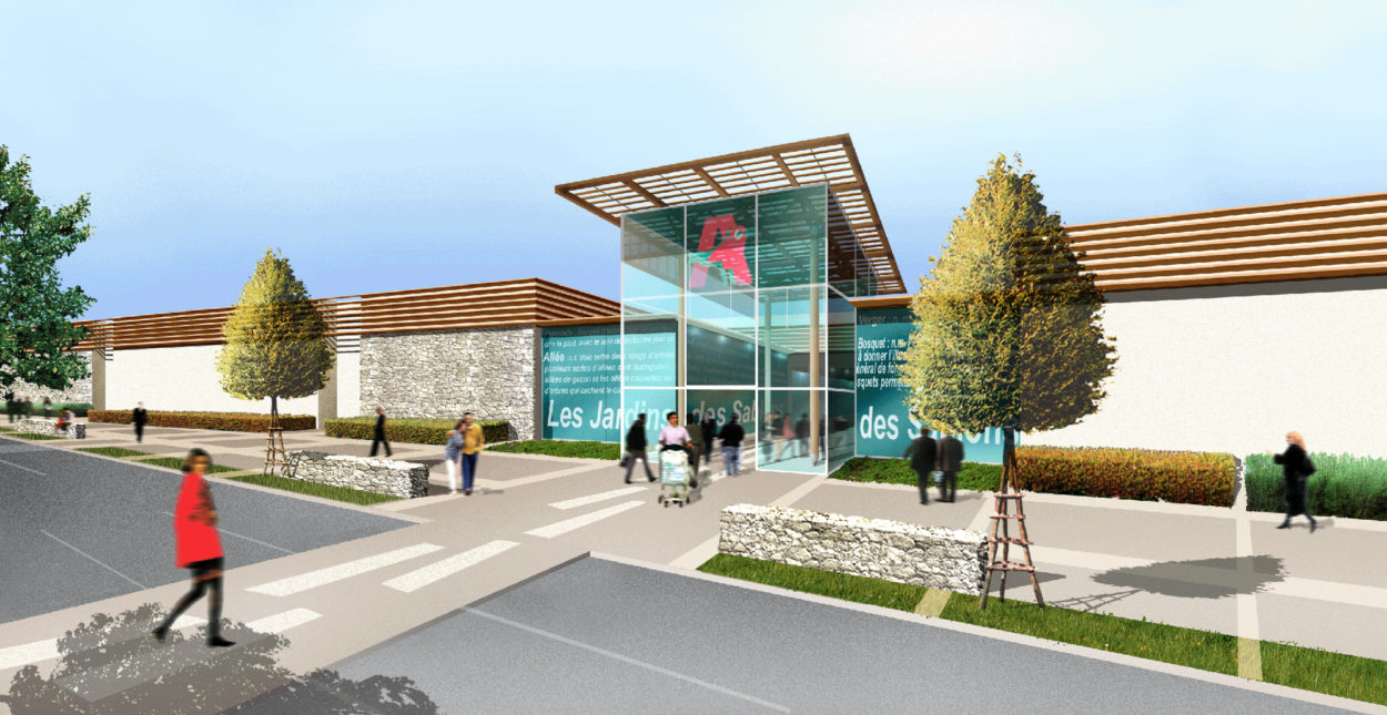 A traits Architecture Design Graphique CONCOURS AUCHAN VINEUIL a-traits-architecture-design-graphique-concours-auchan-vineuil